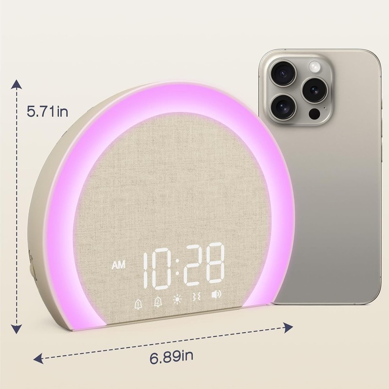 Extra Loud Alarm Clock with Wireless Bed Shaker, Vibrating Dual Alarm with Li... gallery