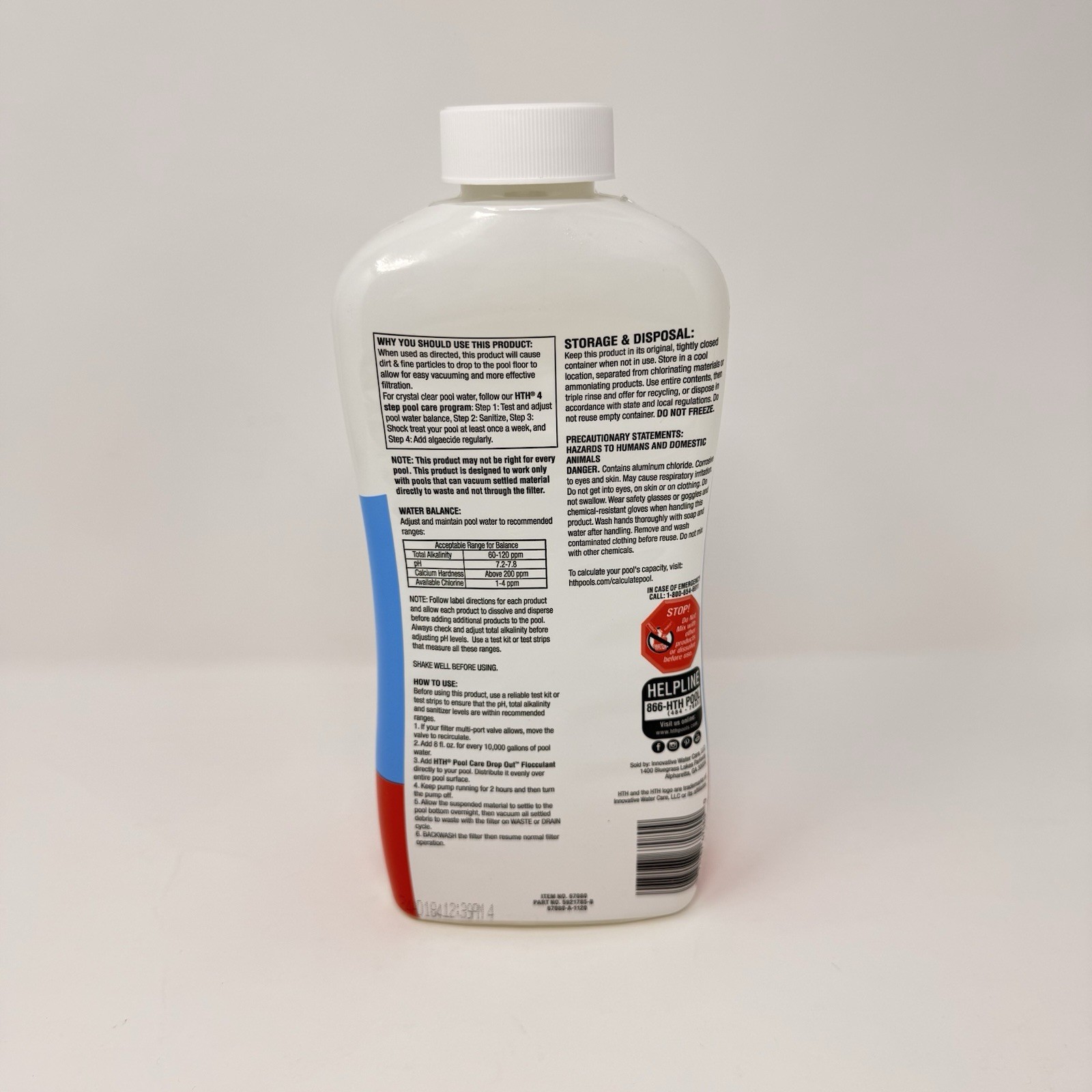 HTH 67080 Swimming Pool Care Drop Ou Flocculant - Clears Cloudy Water Fast 32 Fl gallery