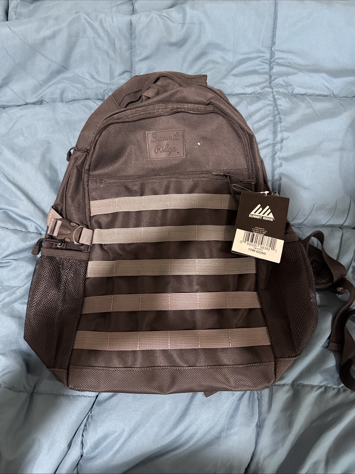 Summit Ridge Black Back Pack 18×15 NWT