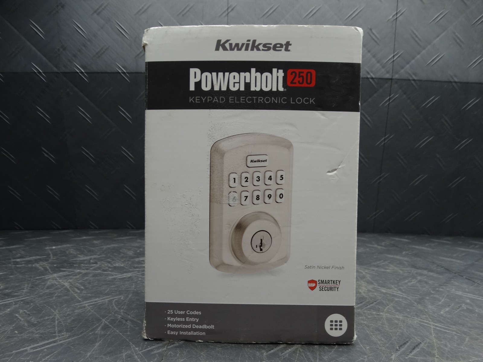 Kwikset Powerbolt 250 10-Button Keypad Satin Nickel Electronic Deadbolt DoorLock gallery