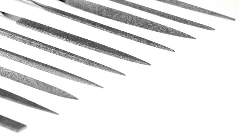 10pc 5-1/2" Diamond Needle File Set 3 x 140 x 70mm 180 Grit Ceramics Tile Glass gallery