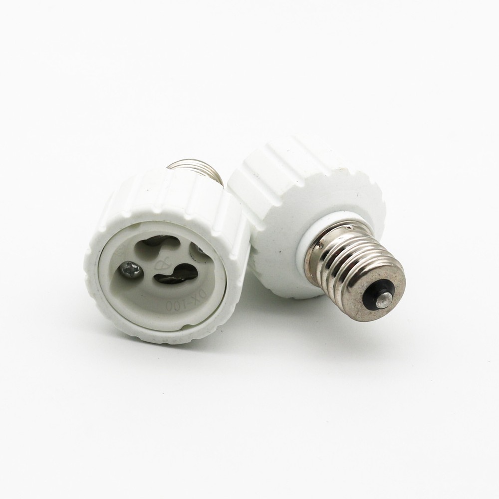 E17 To GU10 Socket Base LED Halogen CFL Light Bulb Lamp Adapter Converter Holder