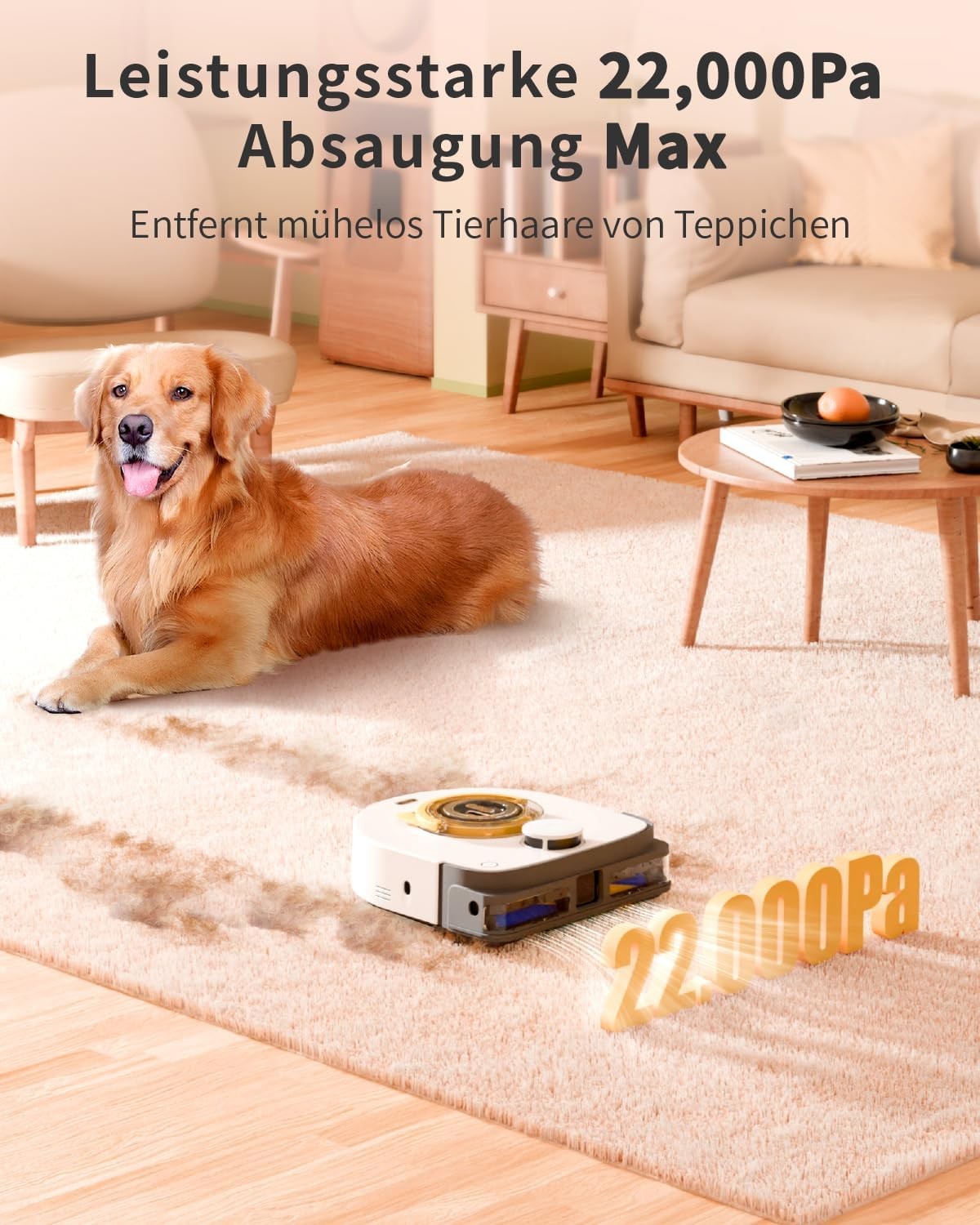 UBPET Robot Vacuum Cleaner 22000Pa Suction Smart Mapping LiDAR Pet Hair gallery