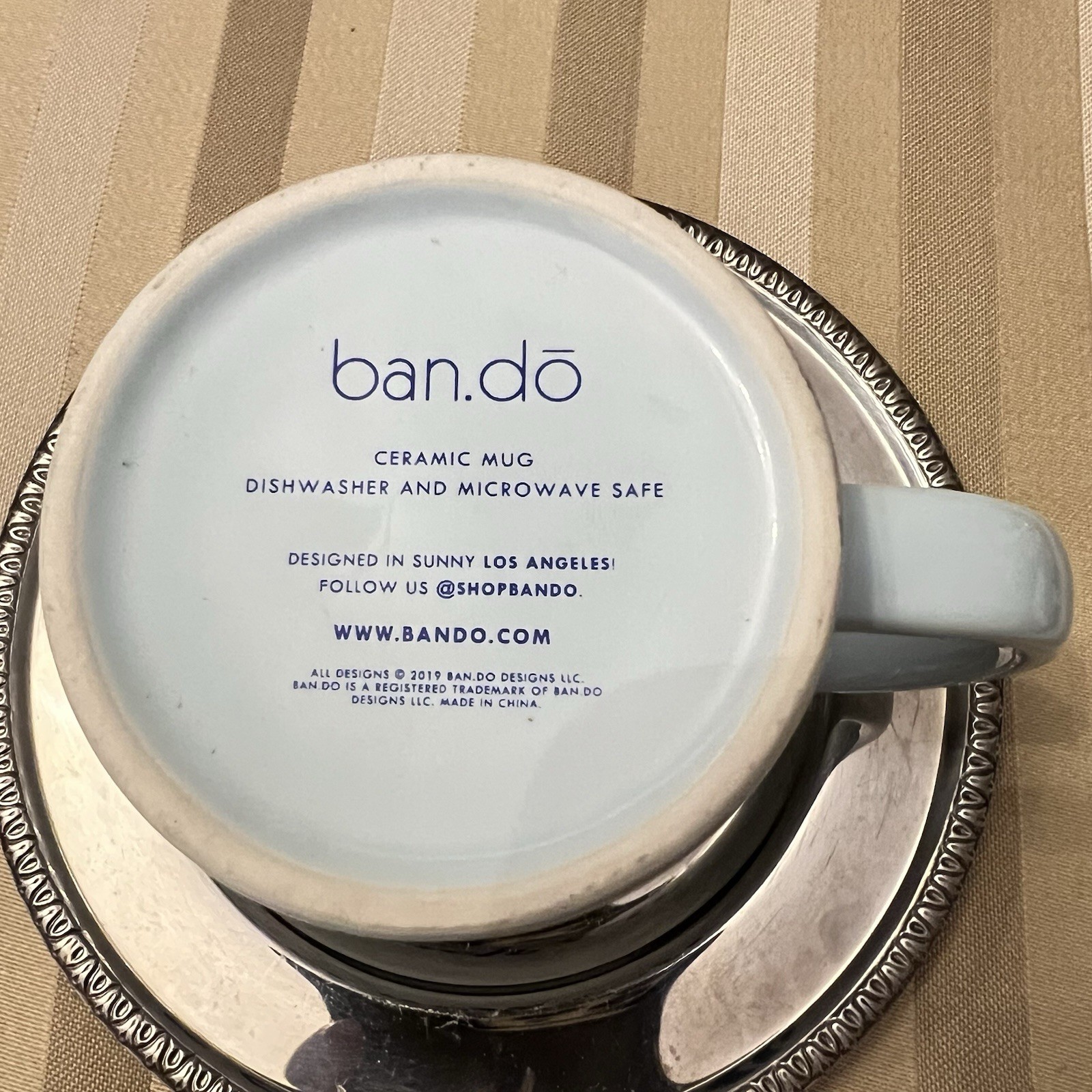 Ban. Do “Yes You Can! Coffee” Mug Retro Style Blue Mug 2019 gallery