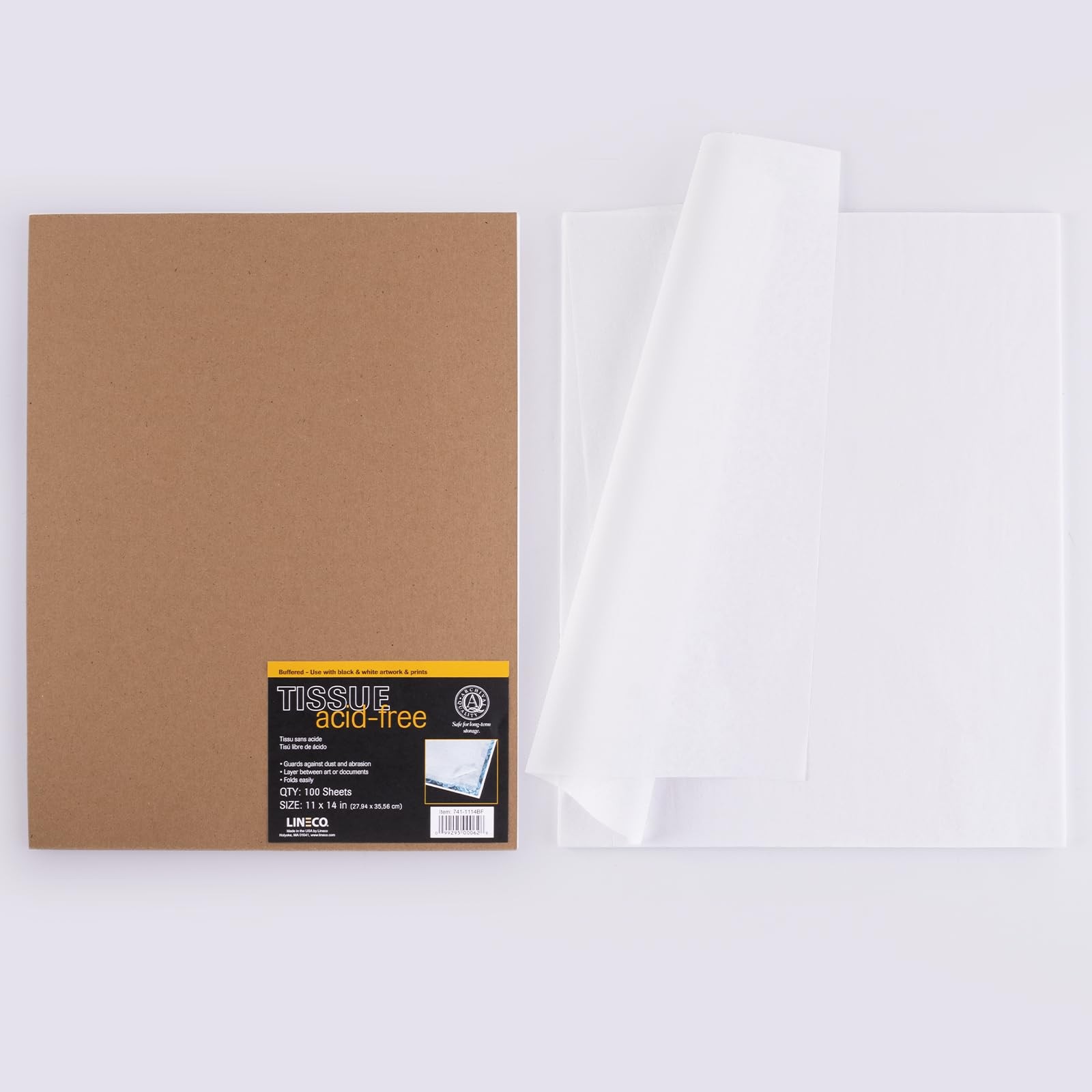 100 Pack 11 In Black White Acid-Free Archival Interleaving Tissue Memory Book gallery