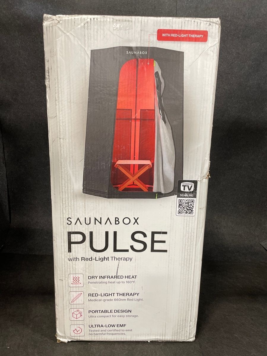 SAUNABOX Pulse Infrared Sauna with Red-Light Therapy, 110-120V, 1500W* gallery