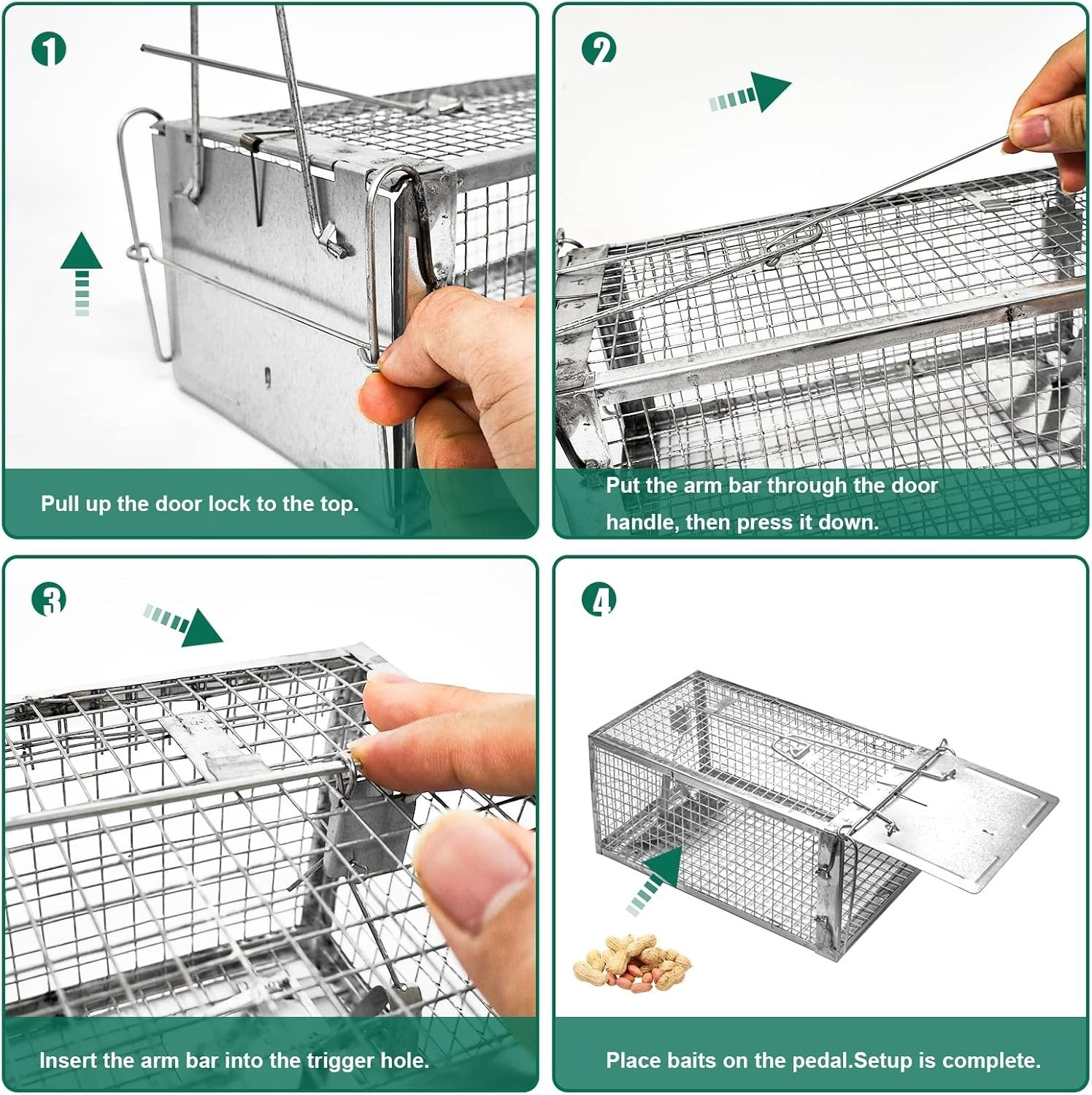 Rat Trap Mouse Traps Work for Indoor and Outdoor Small Rodent Animal-Mice Vol... gallery