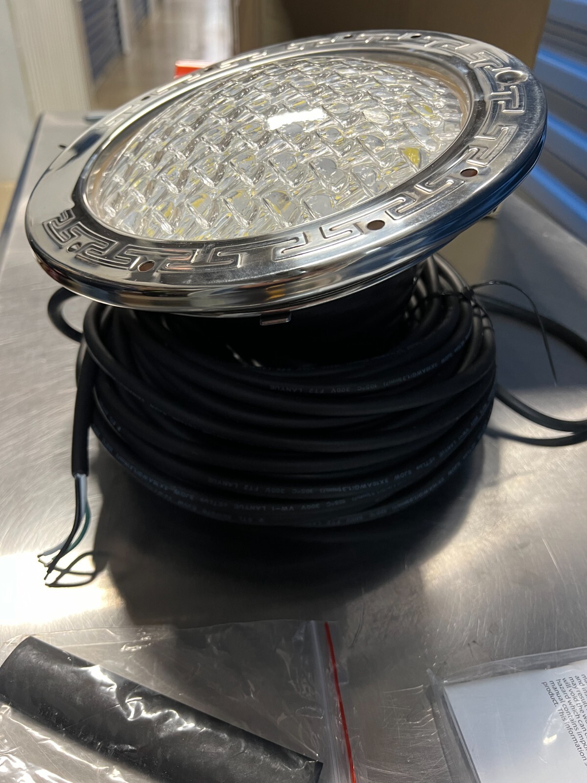 50FT AC120V LED Pool Lights 10 Inch 35W Pure White Pool Light gallery
