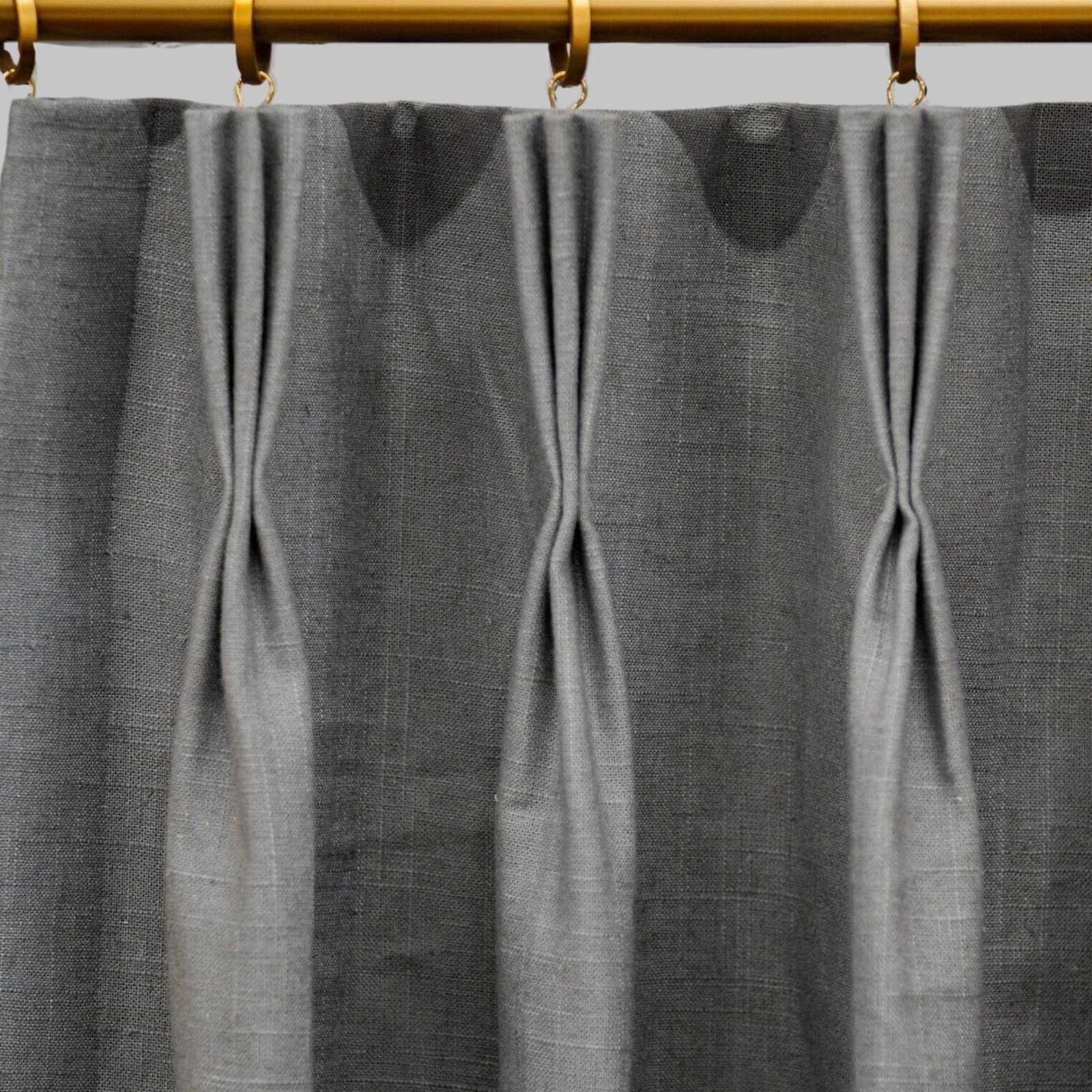 Custom Drapes - Pleated & Lined - Old Country Linen Nile - 1 Pair/2 Panels gallery
