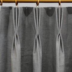 Custom Drapes – Pleated & Lined – Old Country Linen Nile – 1 Pair/2 Panels