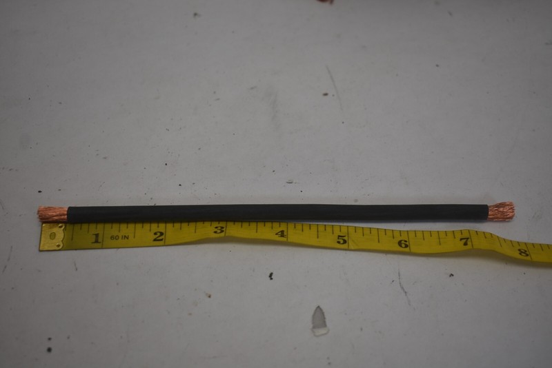 Battery Cable Wire Copper 8" Wire Strips Black Negative 3 lbs 12 oz 55 Piece gallery