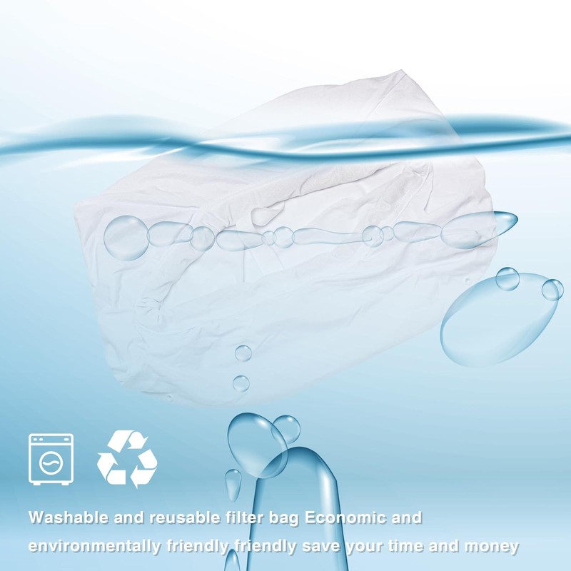 70 Micron Filter Bag Replacement for Dolphin Pool Cleaners Deluxe 4, 5, DX6 gallery