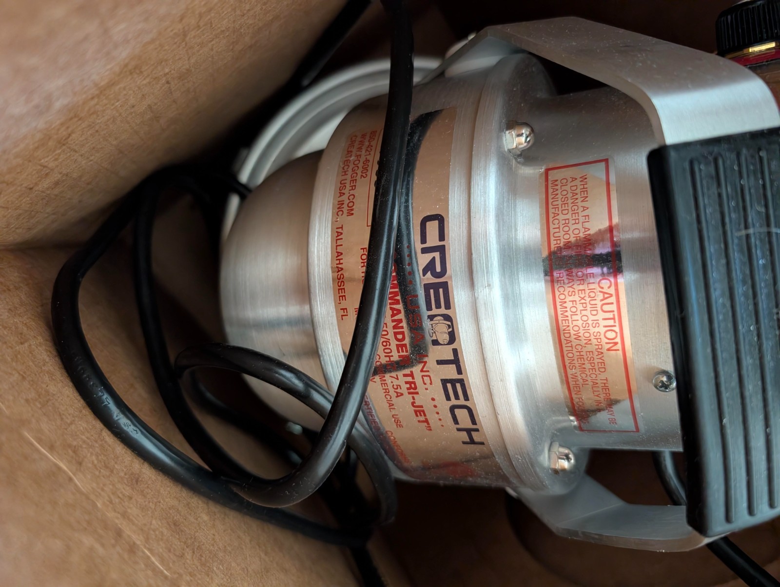 Tri Jet Fogger by Createch [USA inc 120V 50/60Hz 7.5Amp] [TESTED!] gallery