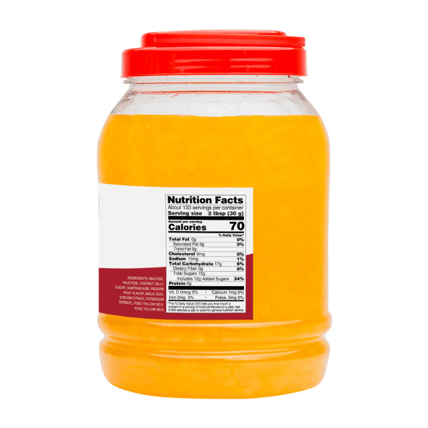 Tea Zone Passion Fruit Coconut Jelly(B2007, 8.8 lbs)for Milk Tea or Smoothies gallery