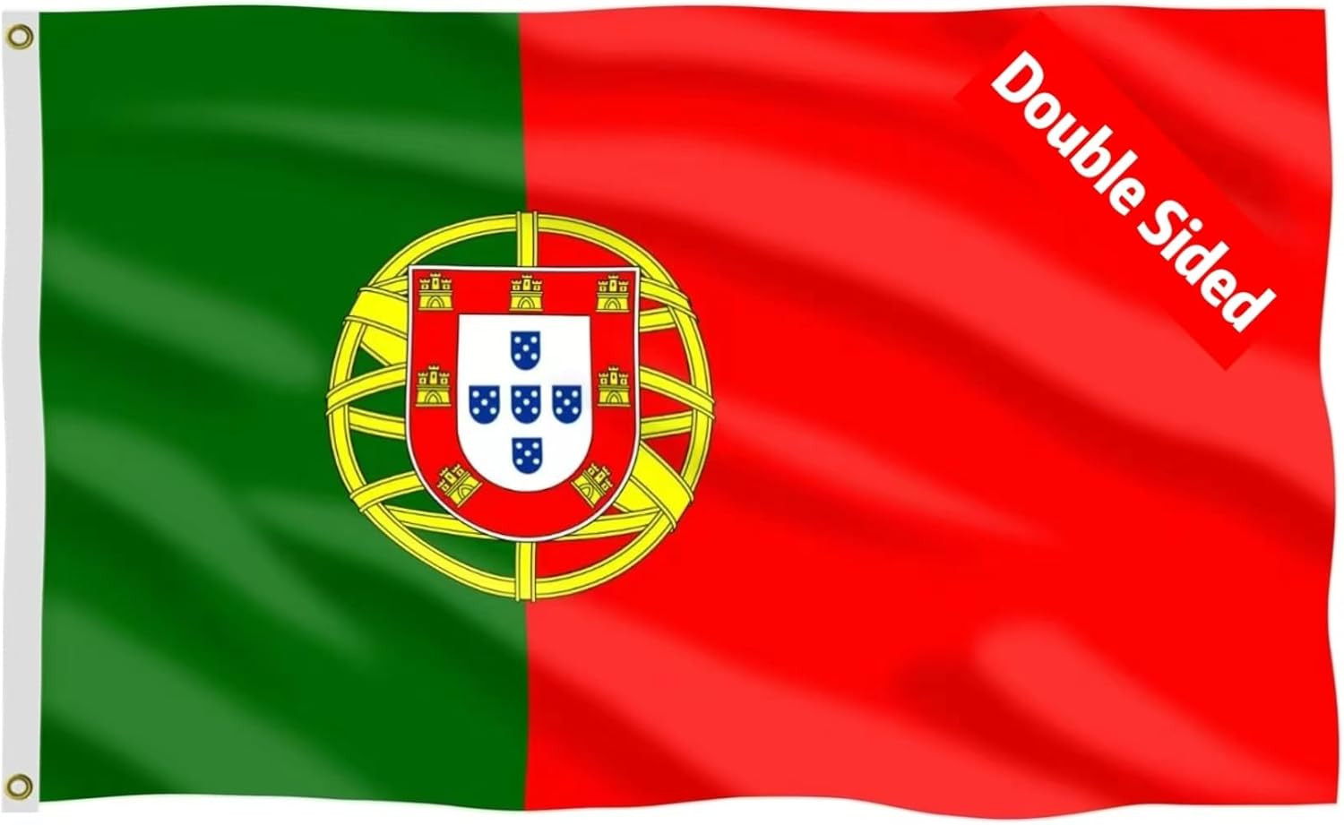 Portugal Flag, 12X18 Inch, Double Sided, UV Resistant, Nylon, Independence Day, gallery