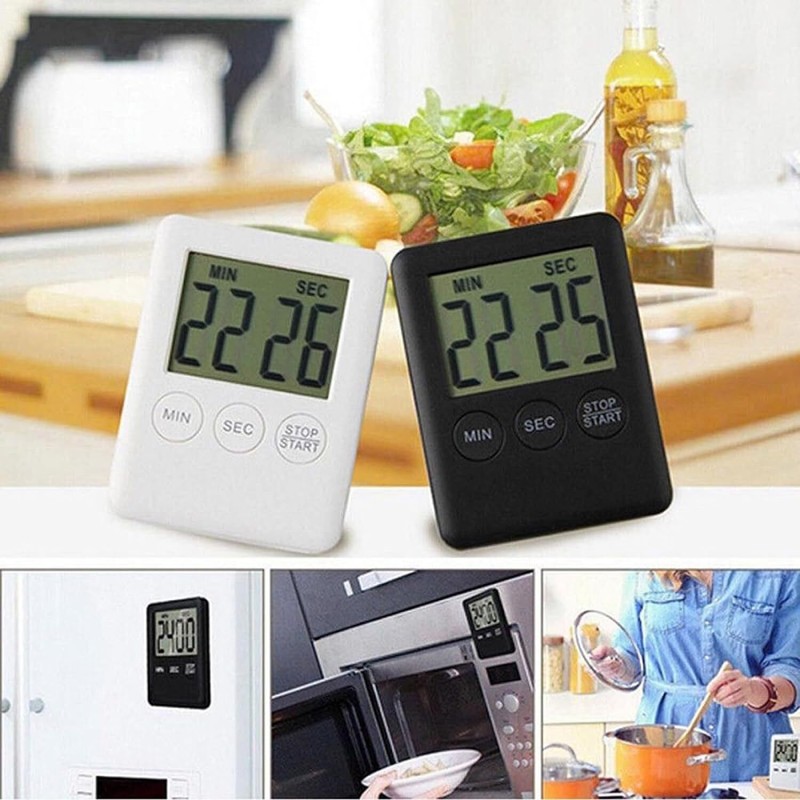 LCD Digital Kitchen Cooking Timer Count-Down Up Clock Loud Alarm Magnetic Lot gallery
