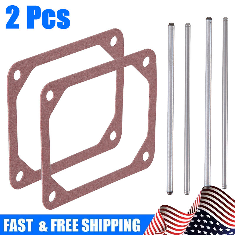 2PCS Valve Cover Gasket & Push Rods Set for Briggs Stratton 690981 690982 690971 gallery