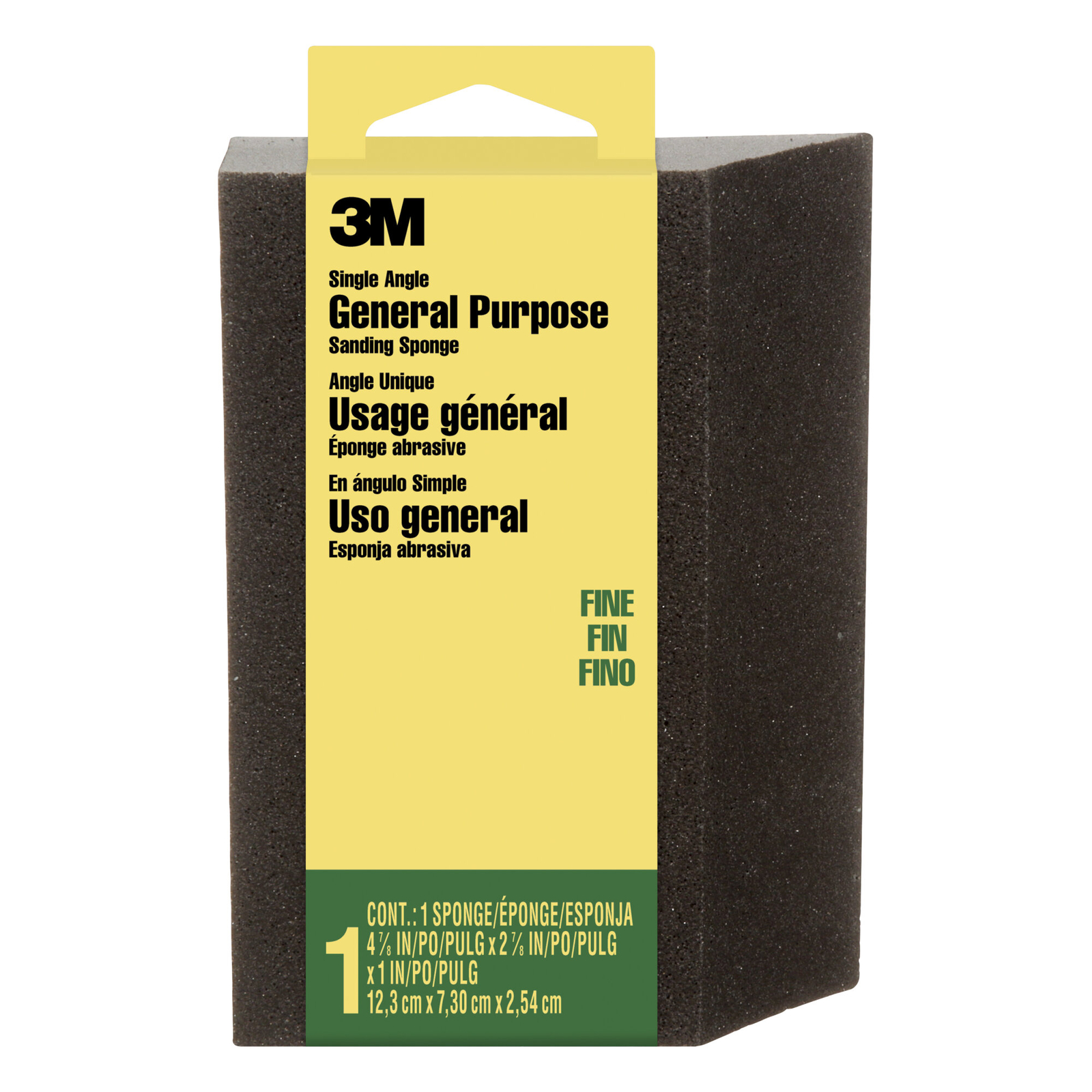 3M General Purpose Sanding Sponge CP040-12-CC, Single Angle gallery
