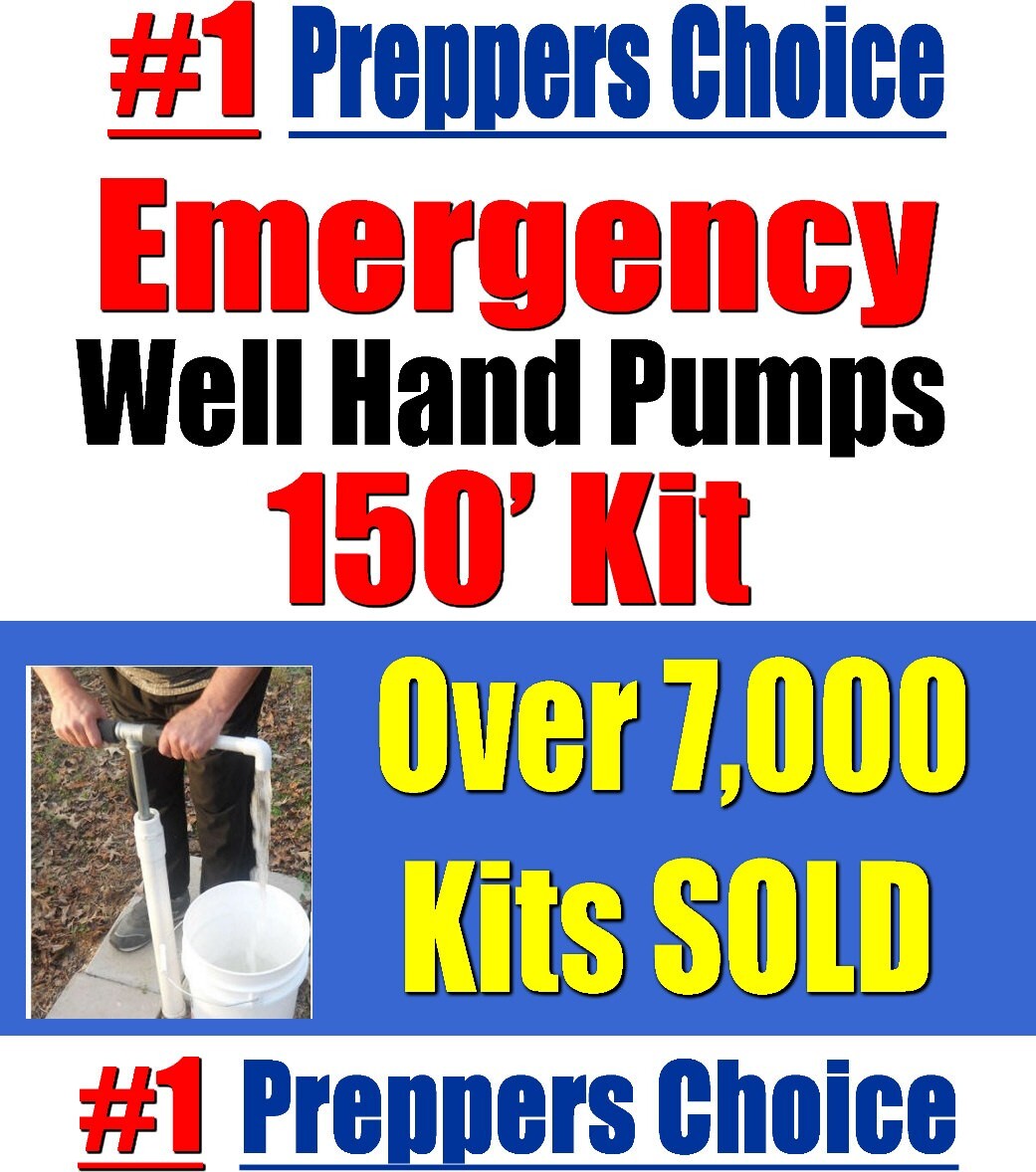 DEEP WELL HAND PUMPS, Deep Water Well Hand Pump, Hand Well Pump, DIY 150' KIT gallery