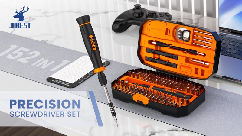152-in-1 Precision Screwdriver Set - Magnetic Tool Kit for Electronics, PC, Macb gallery