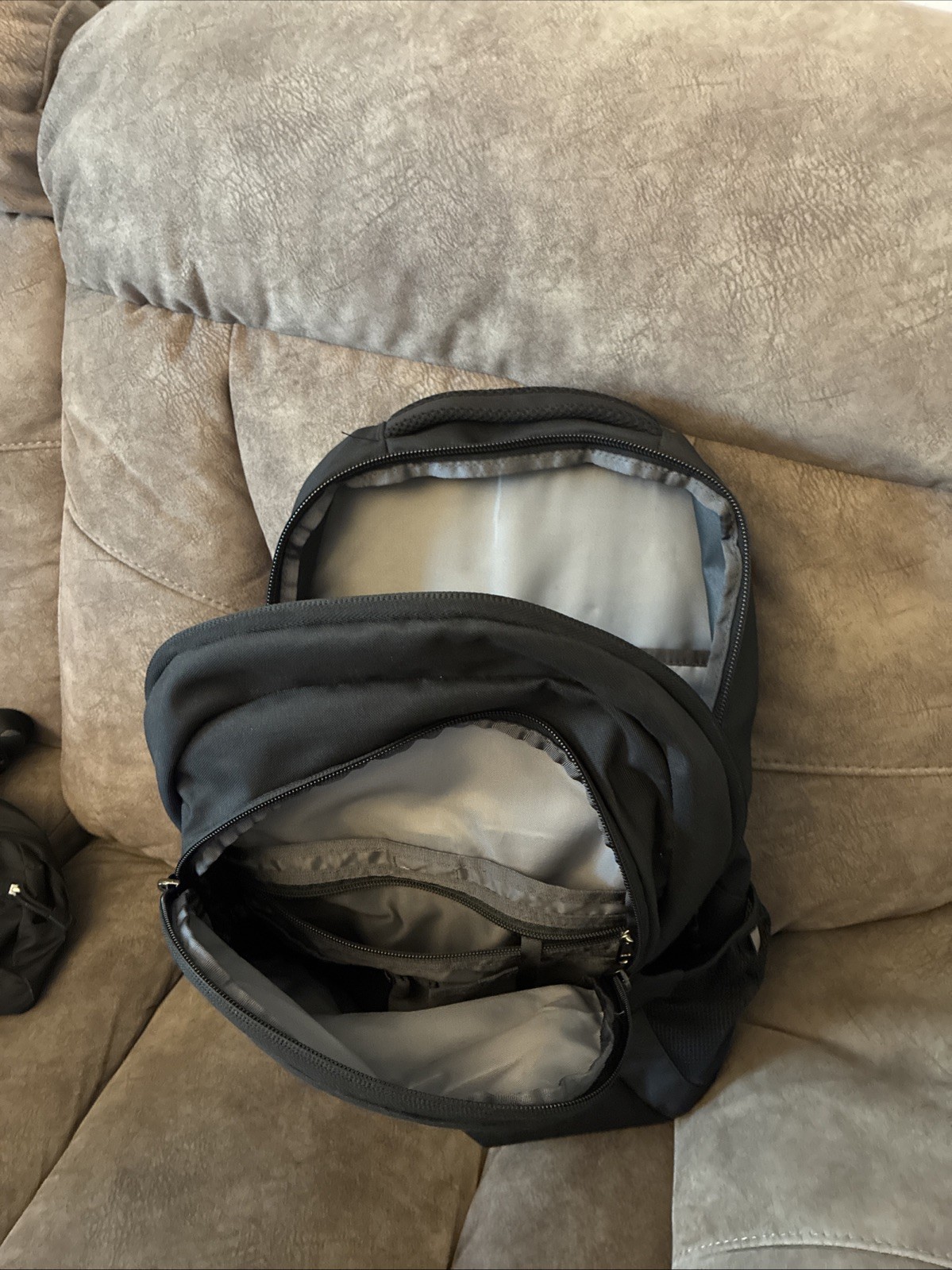 Black The North Face Connector Backpack With A Custom Hershey Logo 3