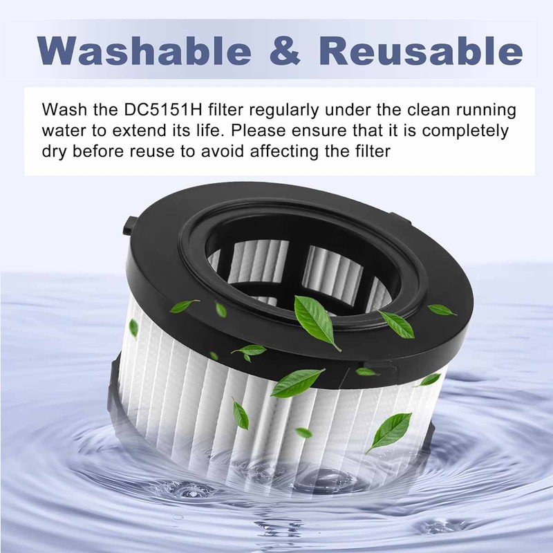 DC5151H High Efficiency Filter for Dewalt DC515 DCV517 DCV517B Wet Dry Vacuum gallery