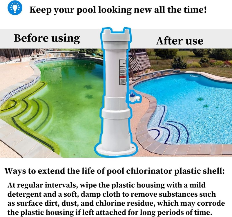 320 Pool Automatic Chlorine/Bromine Feeder Compatible with Rainbow R171096 gallery