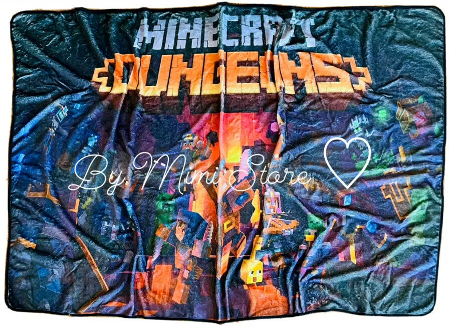 Video Game Minecraft Dungeons Cozy Warm Fleece Throw Blanket 40 x 60 in ] gallery