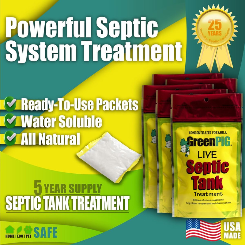 Septic Tank Treatment Packets – Septic-Safe Enzyme Treatment for Preventative Ma gallery