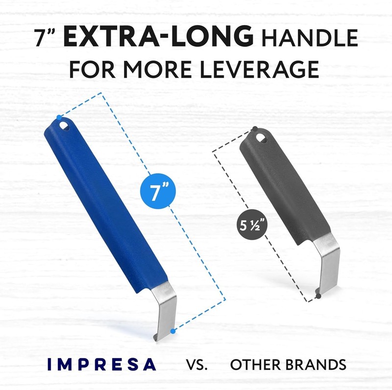 Efficient Vinyl Siding Removal Kit - Two Steel Tools with Extra-Leverage Design gallery