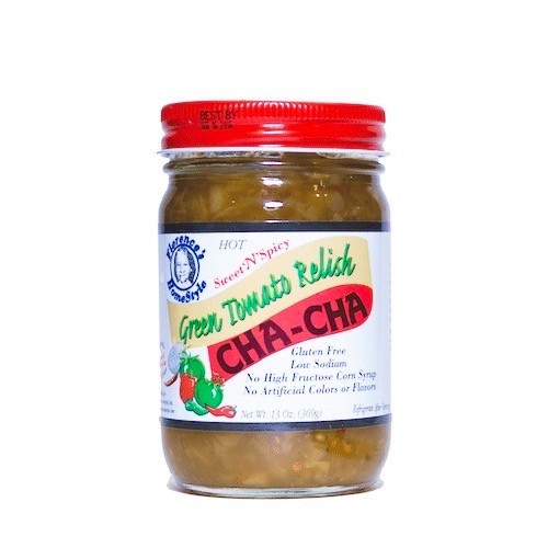 Florence’s HOT & MILD Cha-Cha (Green Tomato Relish) 2-13oz. jars gallery