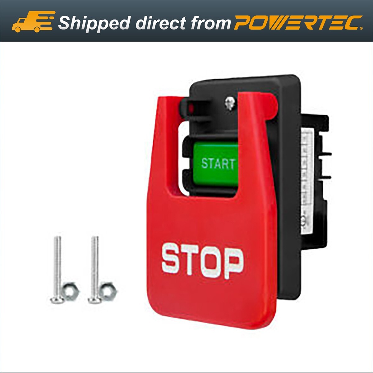POWERTEC 110/220V Paddle Switch with Screws Installation Hardware Kit (71651) gallery