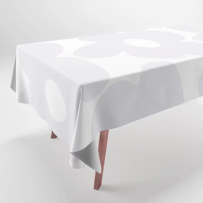 Simple Colorful Flower Petal Pattern Printed Tablecloth Home Decor Rectangle Par gallery