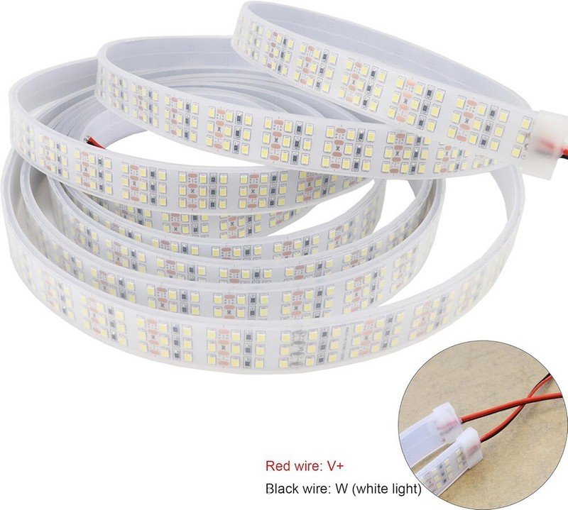 High Brightness SMD2835 Three Row 360Leds/m 12V 24V Waterproof Flexible Led Tape gallery