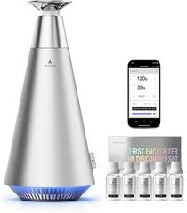 Waterless Scent Diffuser Starter Kit – 1500 Sq Ft Coverage,Mood Light