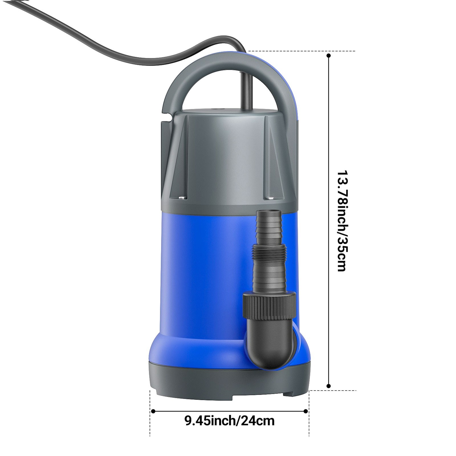 Sump Pump Submersible - 1HP Clean Submersible Water Pump, 4600GPH Utility Pump gallery