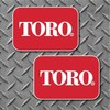 WITH TRACKING 2 TORO Logo Vinyl Decals 4" x 6" - ZERO TURN & WALK BEHIND MOWERS gallery