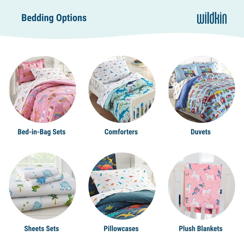 100% Cotton Toddler Sheet Set – Soft & Cozy Bed Sheets - Trains Planes and Tr... gallery