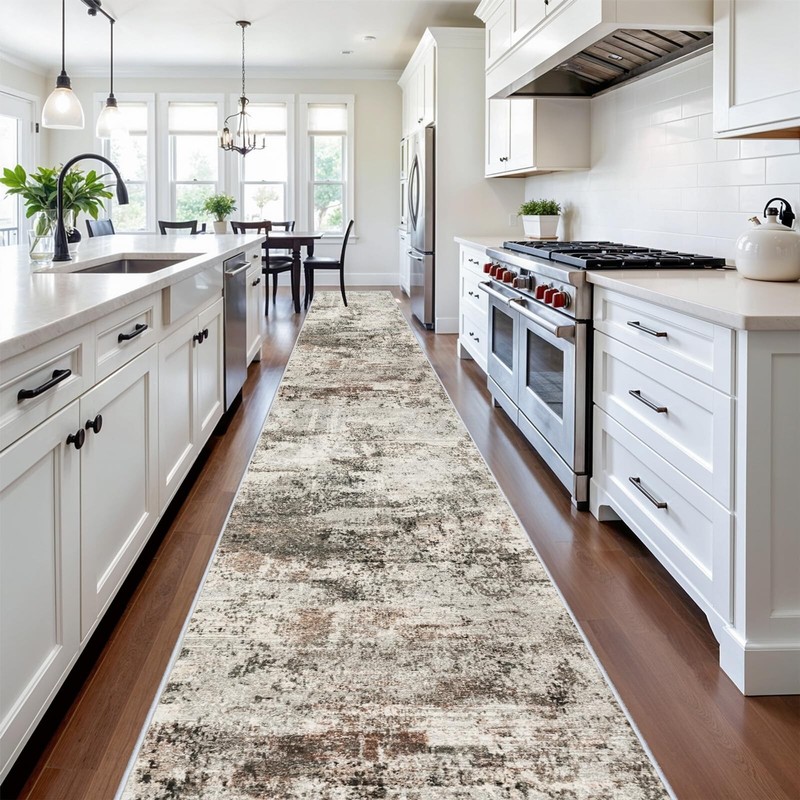 RUUGME 3x20 Runner Rug Washable - Runner Rug Stain Resistant for Living Room ... gallery