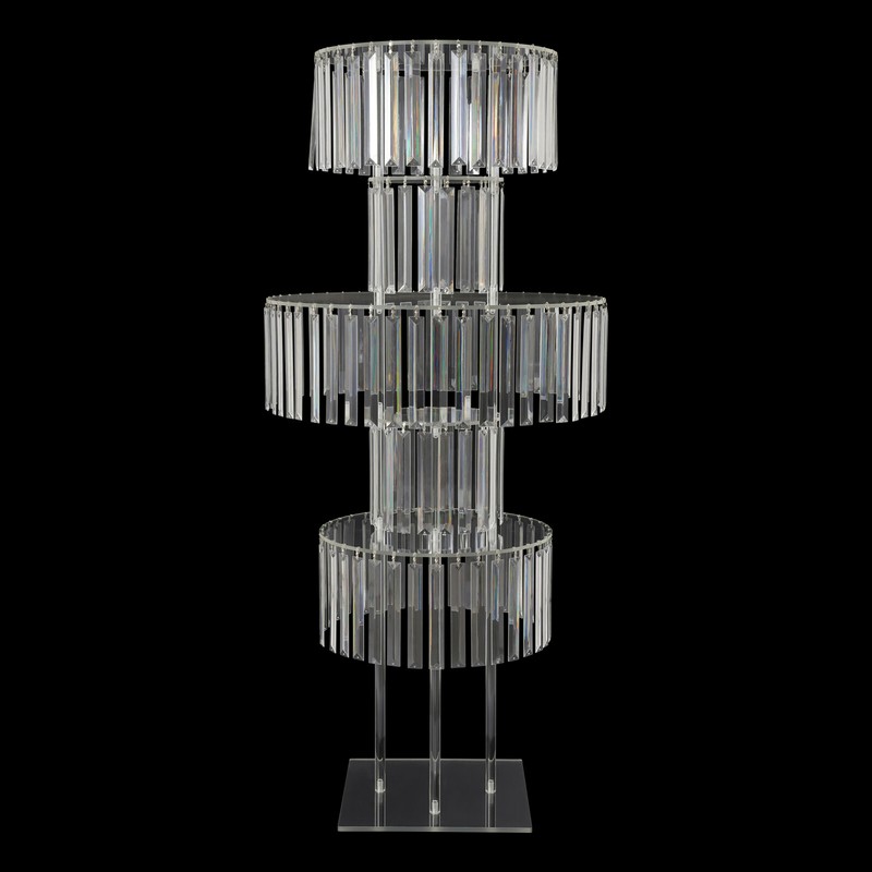 Flower Stand for Wedding, Crystal Flower Stand 5-Tier gallery