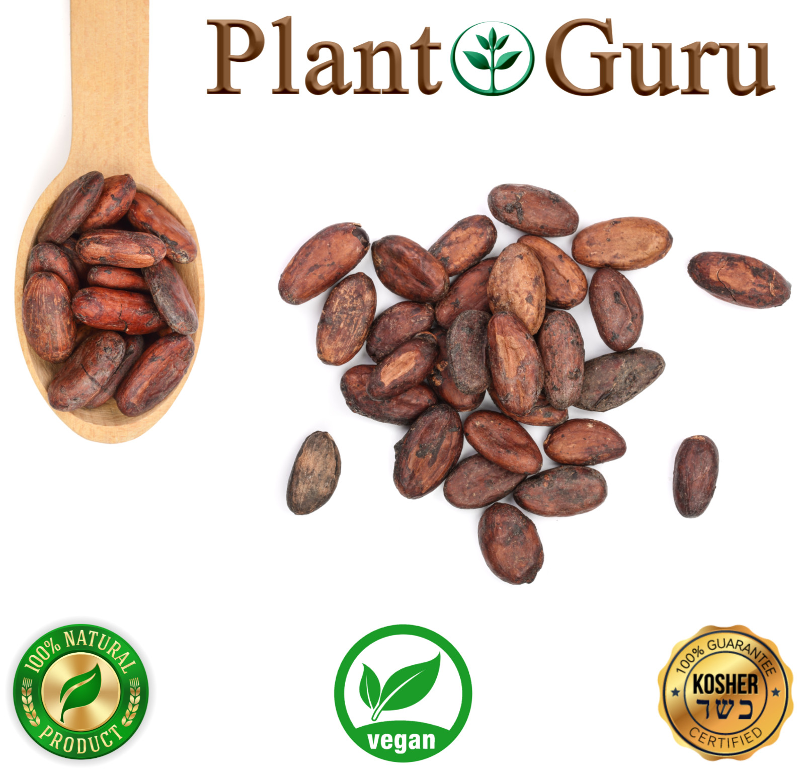 Raw Cacao / Cocoa Beans Whole Chocolate Arriba Nacional Bean 1 oz to 15 Lb Bulk gallery