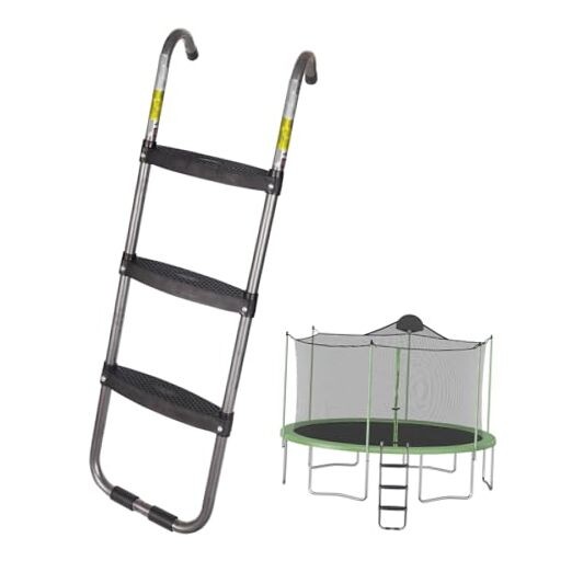 Trampoline Ladder 2/3 Steps, Trampoline Steps with Wide Steps, Skid 3-Step gallery
