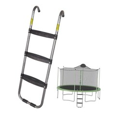 Trampoline Ladder 2/3 Steps, Trampoline Steps with Wide Steps, Skid 3-Step