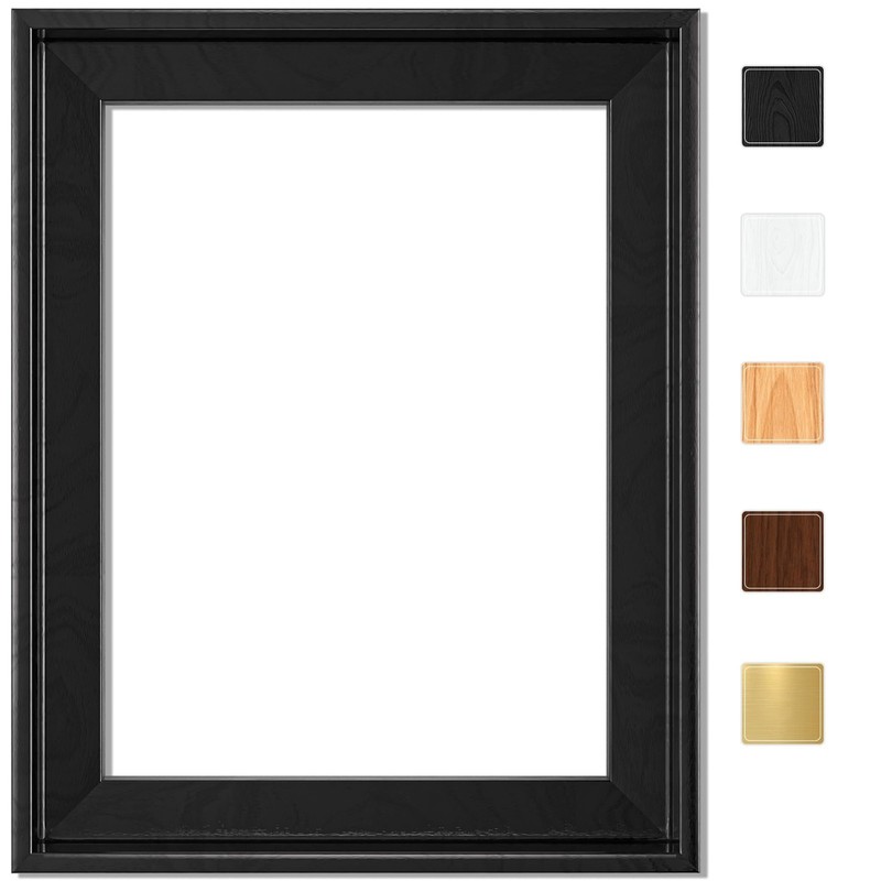 Canvas Floater Frame -Floating Frame for 1 1/4" Deep Canvas Wall Art gallery