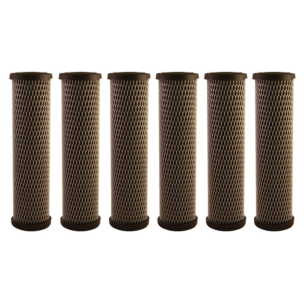 10 x 2.5 Inch 5 Micron Carbon-Impregnated Fabric Water Filter 6 Pack gallery
