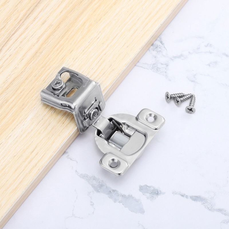 1-1/2" Overlay Soft Close Face Frame 105° Compact Cabinet Hinge Handware Lots gallery