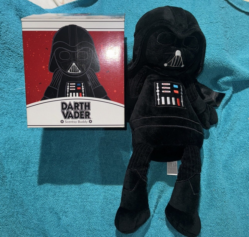 Darth Vader SCENTSY Buddy Black From Star Wars Plush Character No Scent Pack