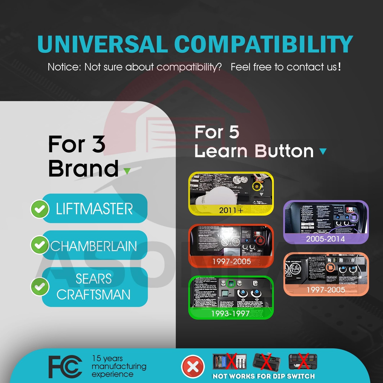 1X G940EV-P2 940EV-P2 940EV 940ESTD Chamberlain Garage Door Opener Keypad Uni... gallery