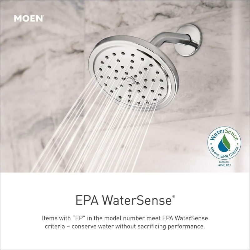 MOEN Caldwell 82496EPSRN Posi-Temp Pressure Balanced Tub and Shower Trim in Spot gallery