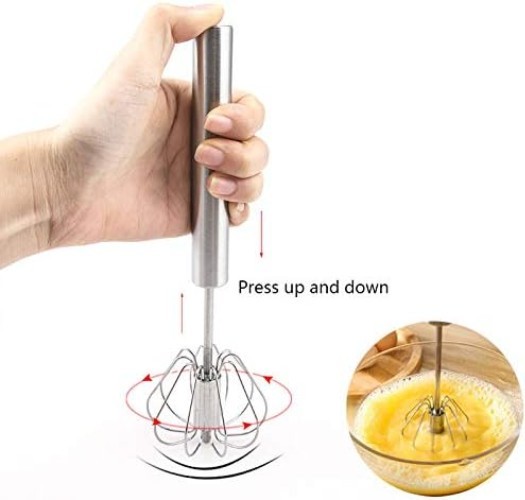 Versatile 3PCS Semi-Automatic Whisk Set - Perfect for All Your Mixing Needs gallery